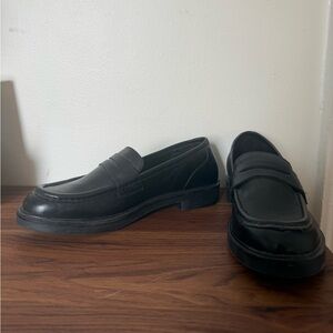 Leather loafers